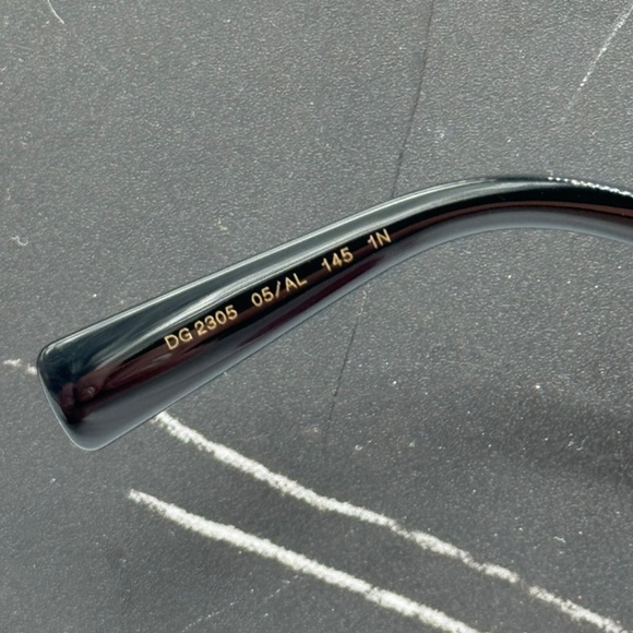 NEW DG2305 05/AL DOLCE&GABBANA SUNGLASSES OVERSIZED SILVER UNISEX EYEWEAR - Picture 10 of 12